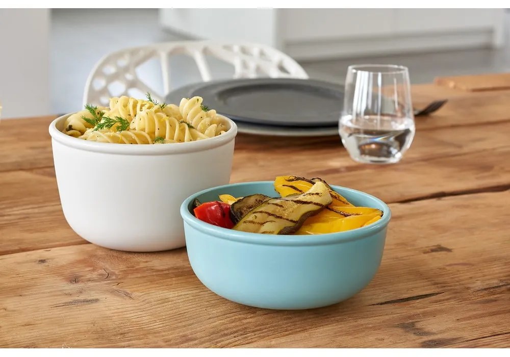 Bol cu capac Mepal Nordic, 350 ml, gri