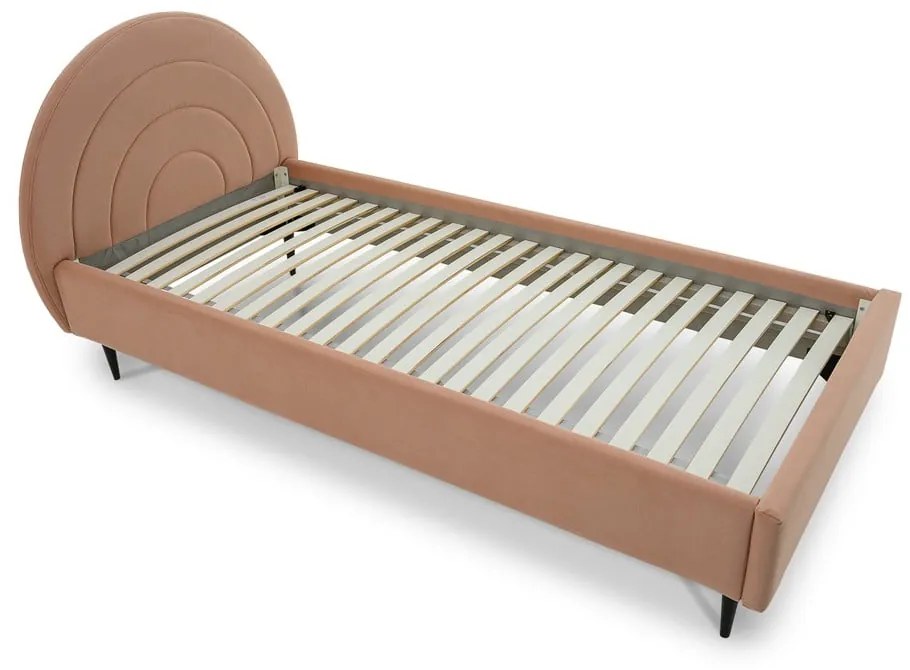 Pat pentru copii roz 90x200 cm Rainbow – Scandic