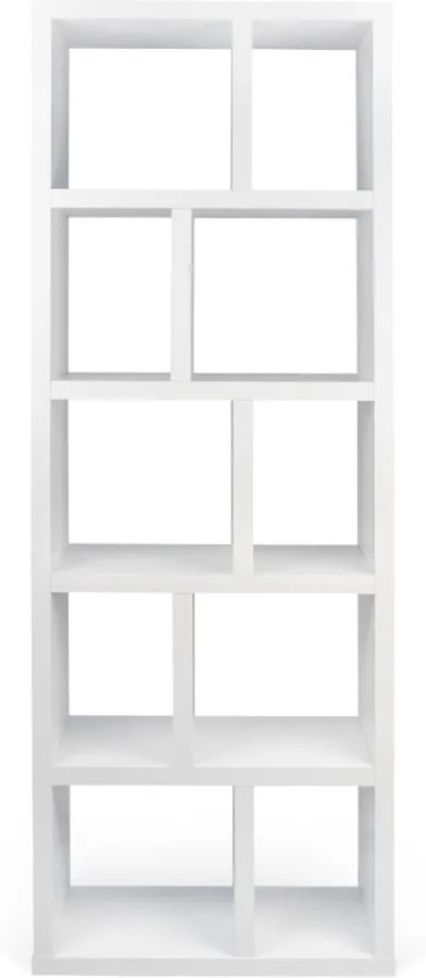 Bibliotecă TemaHome Berlin, 70 x 198 cm alb