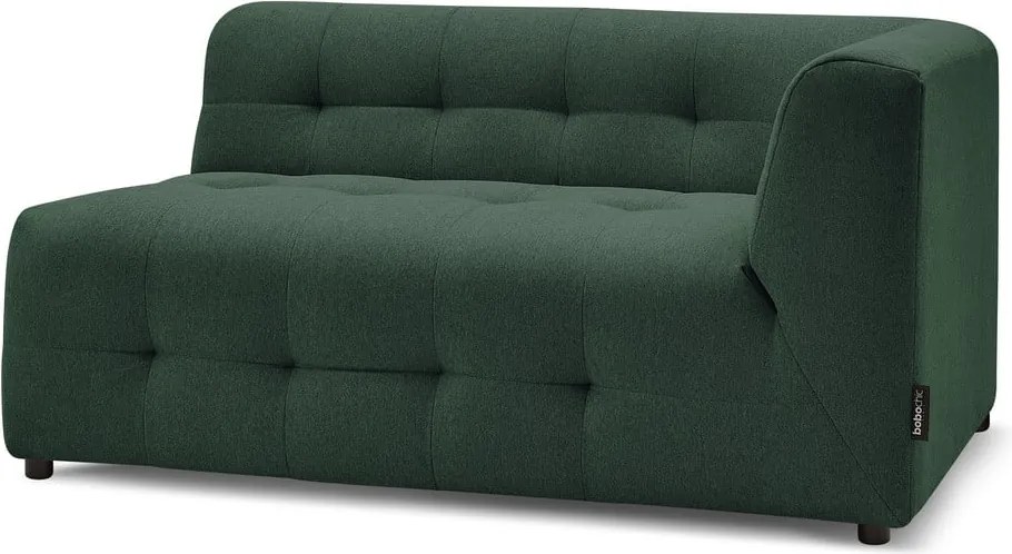 Modul pentru canapea verde închis (partea dreaptă) Kleber - Bobochic Paris