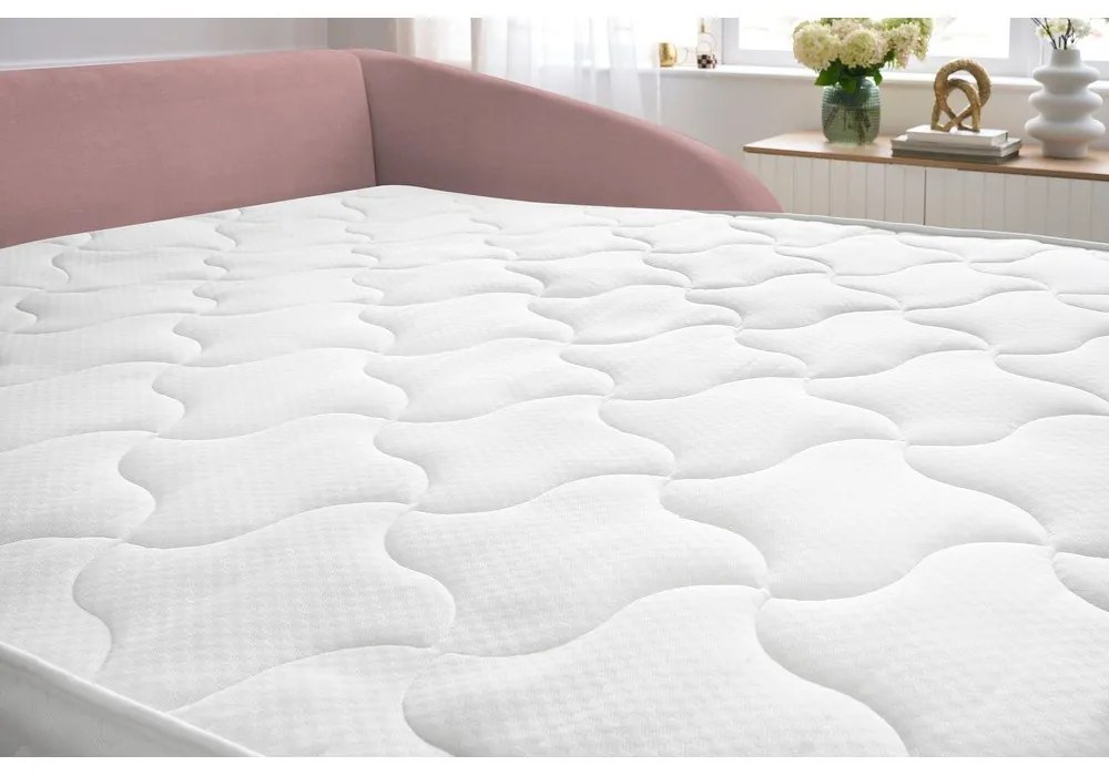 Canapea roz-deschis extensibilă 235 cm Cezanne – Bobochic Paris