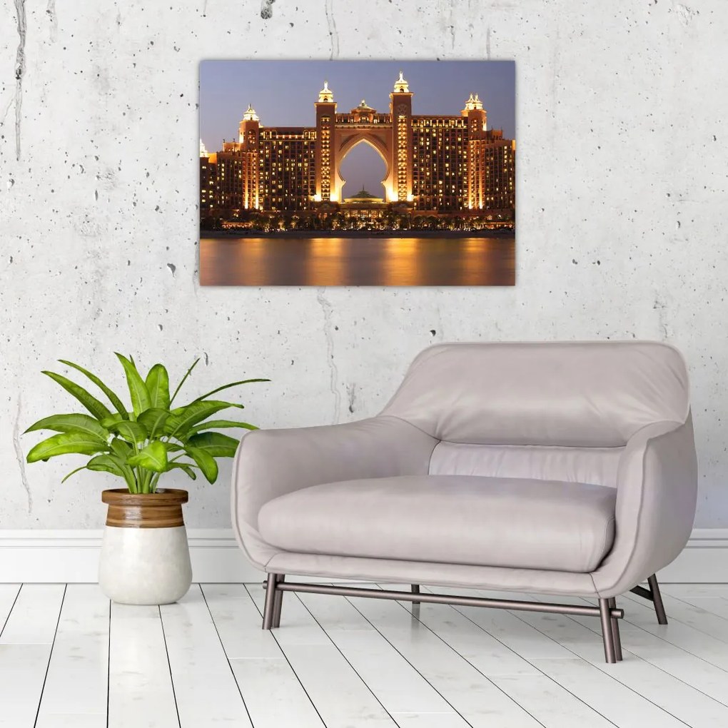 Tablou construcției în Dubai (70x50 cm)
