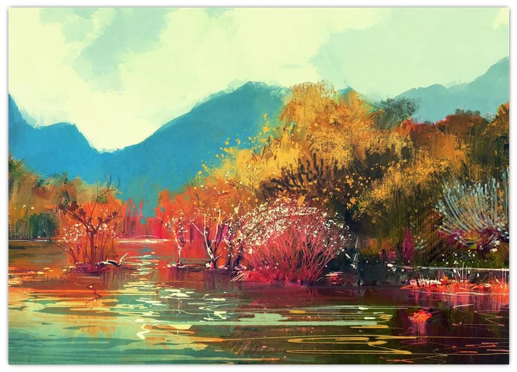 Tablou - Culorile toamnei (70x50 cm)