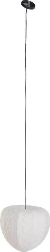 Lustră suspendată din hârtie și oțel, 29,5 x 35,5 cm, „Senlis”