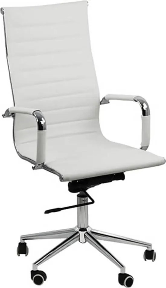 Scaun directorial modern OFF 802 alb
