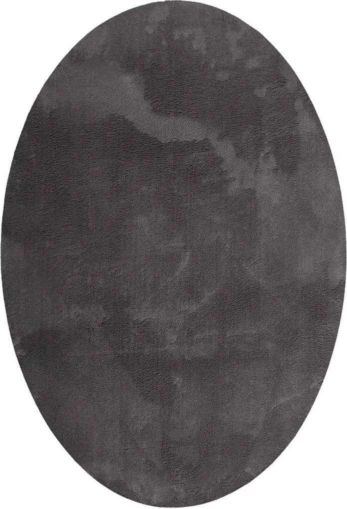 vidaXL Covoare de zonă Oval HUARTE Antracit 120 x 170 cm