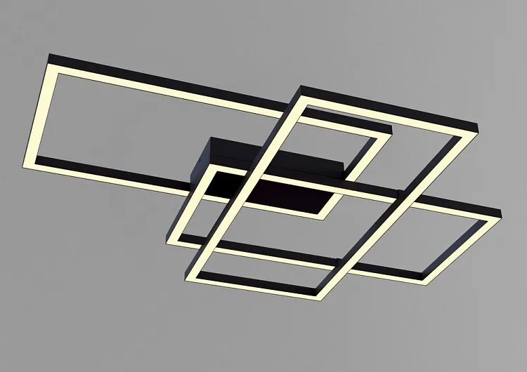 Lustra LED aplicata design modern Rida neagra MYMOD015CL-L80B
