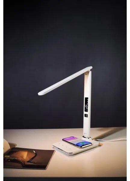 Lampă LED dimabilă cu încărcare fără fir KINGFISHER LED/8,5W/230V alb Immax 08966L