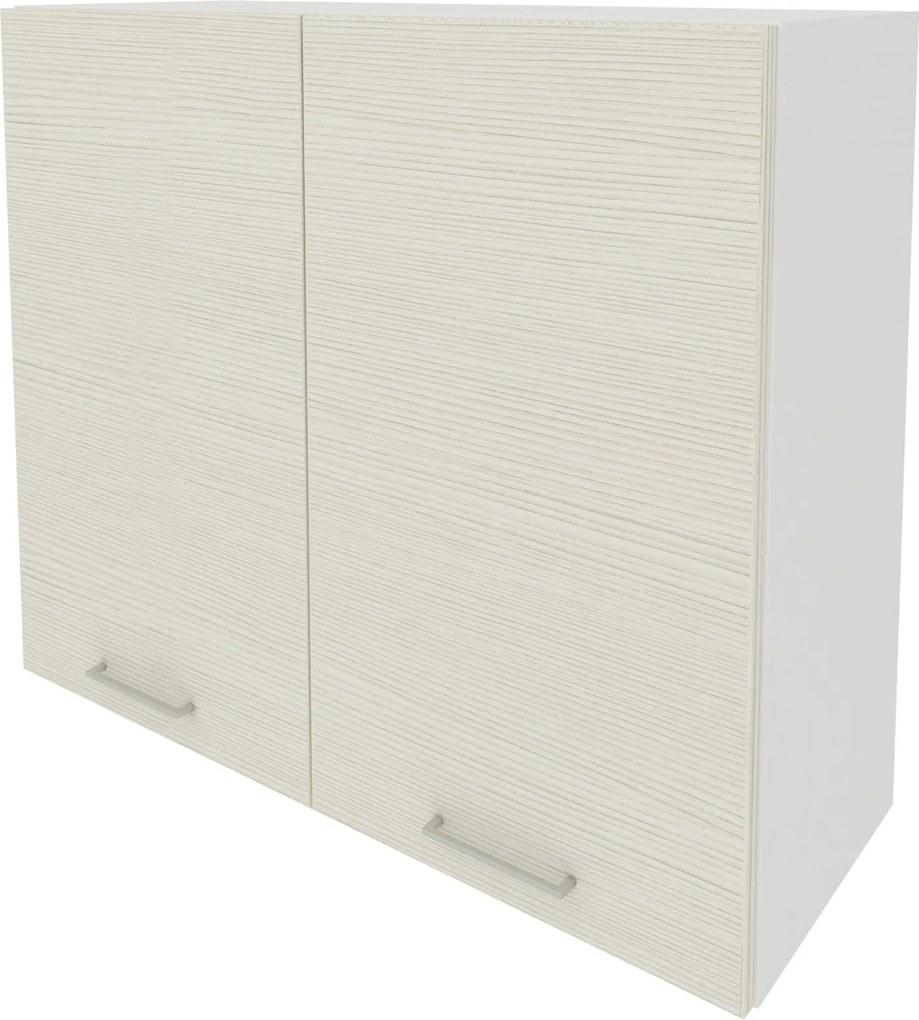 Corp Superior Lecce, 2 Usi, Larice/Alb, 80 x 30 x 65 cm