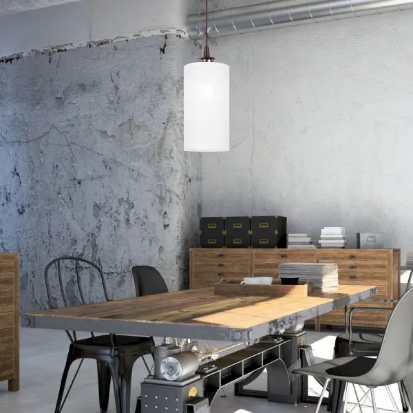 Lustră LED pe cablu NOEL MINI 1xE27/60W/230V alb