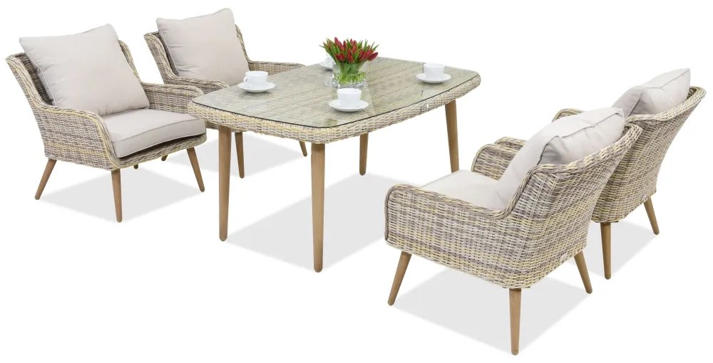 Mobilier de grădină Bilbao Premium 4 Garden Point nisip