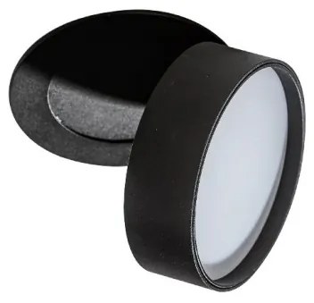 Spot LED incastrat directionabil de tavan/plafon MONA 18W 3000K negru