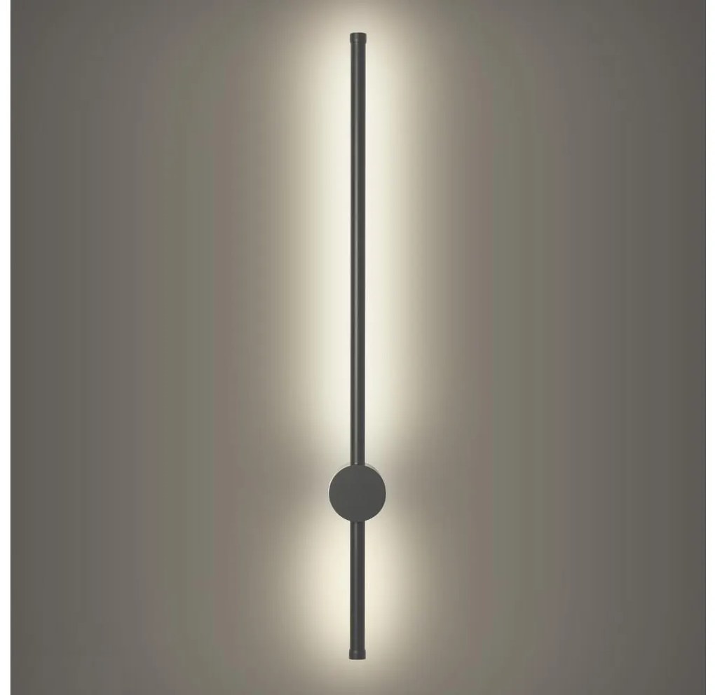 Brilagi - Aplică LED de exterior AURA, 12W, 230V, 4000K, IP54, antracit