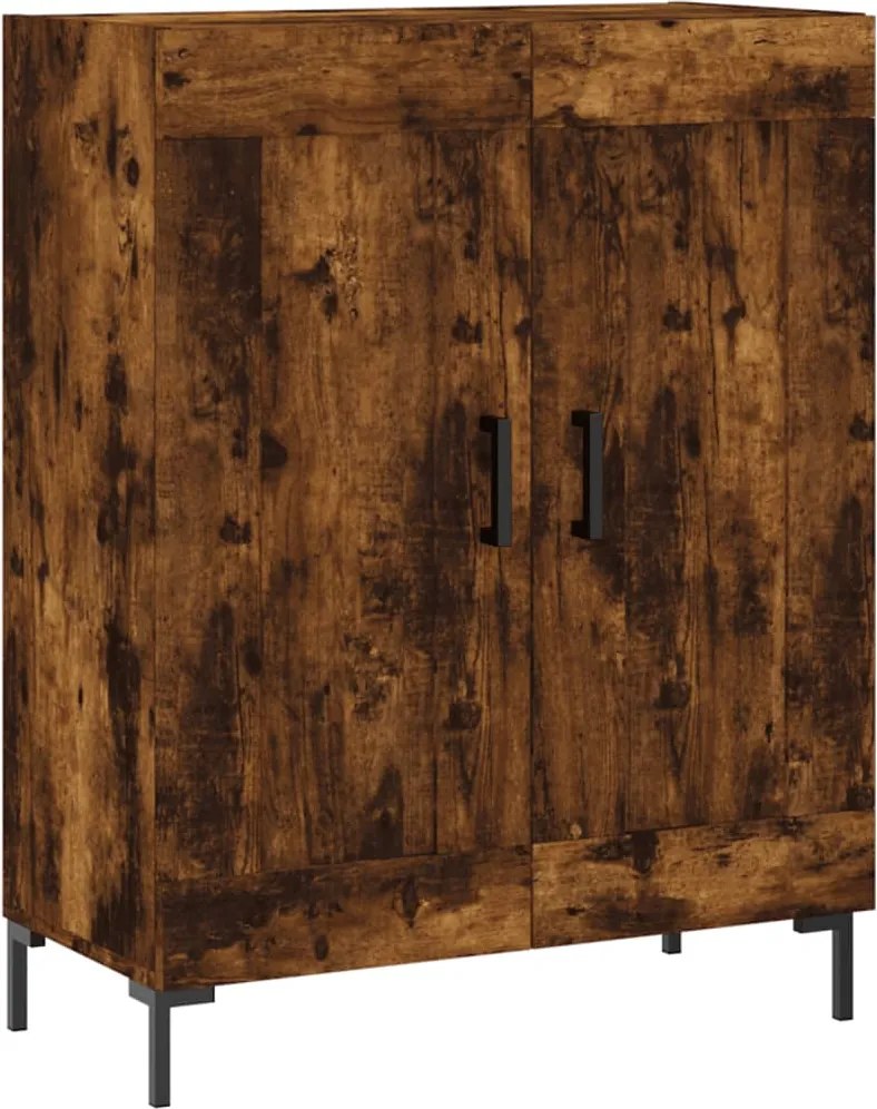 vidaXL Servantă, stejar fumuriu, 69,5x34x90 cm, lemn compozit