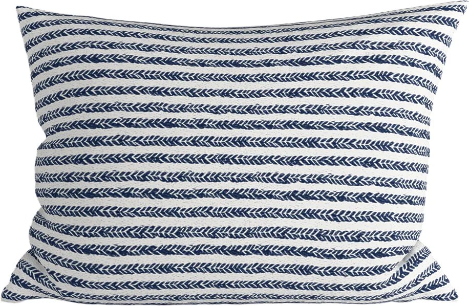 Fata de perna din policoton NAVYSTA POLY 70x90 cm, albastru-alb