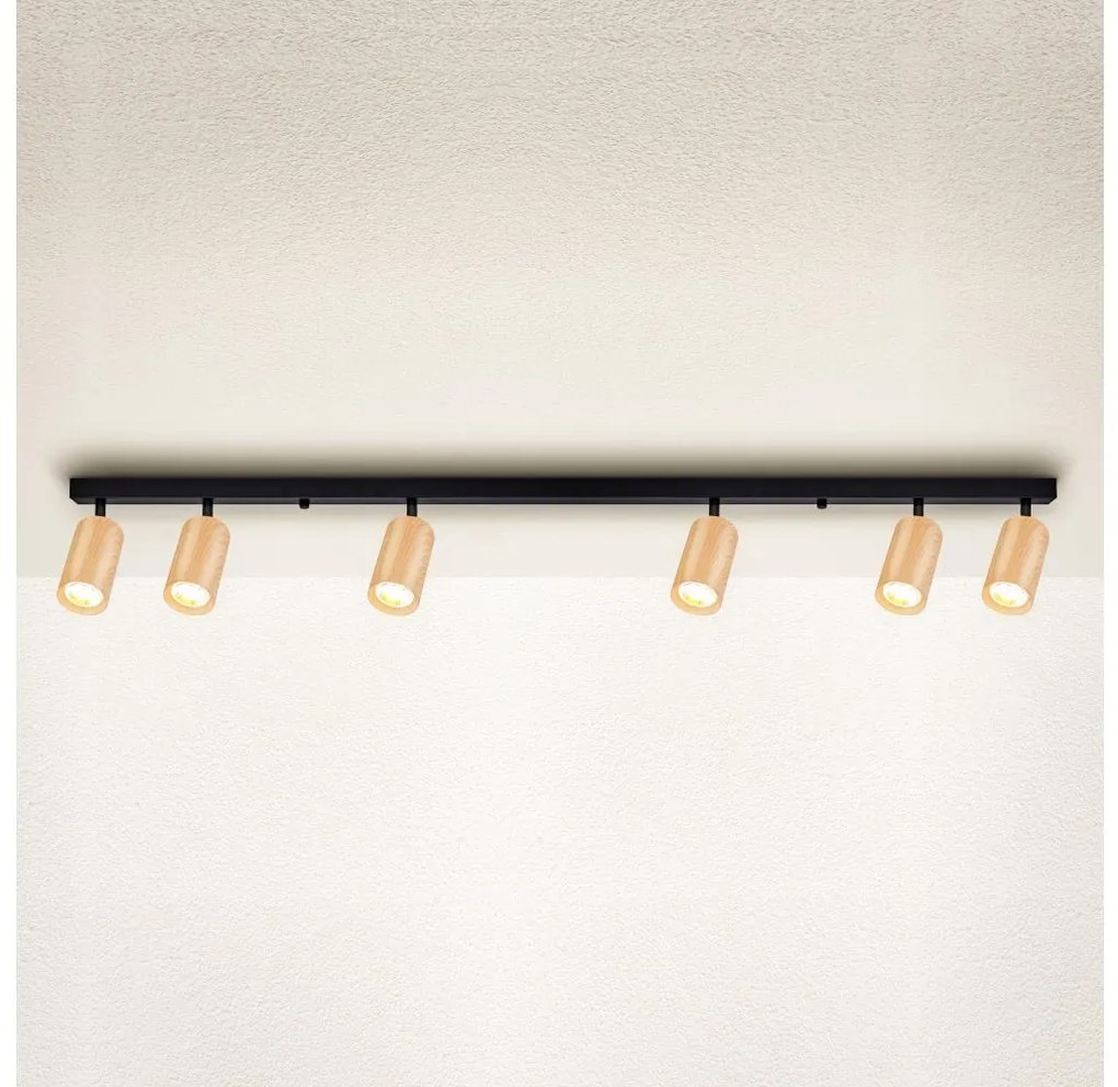 Spot Brilagi SELE 6xGU10/30W/230V negru/bej