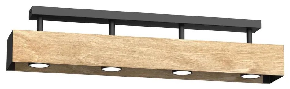 Lustră aplicată MAISON 4xGU10/8W/230V stejar