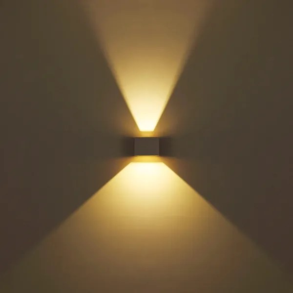 Globo 34168SA - Aplică de perete LED pentru exterior VERONIKA, 2 x 3W, 230V, IP54