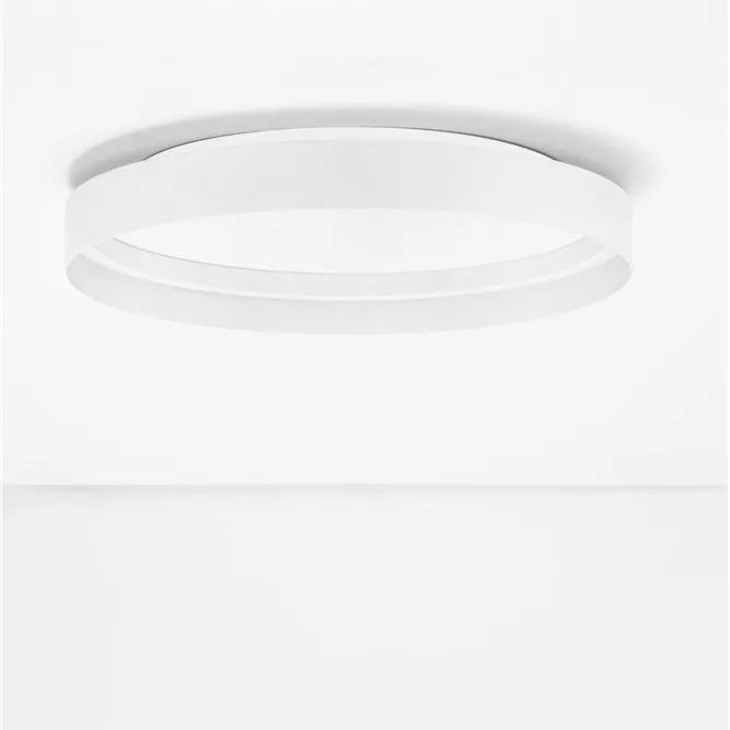 Plafoniera circulara aluminiu alb LED CCT LUMIA 60cm