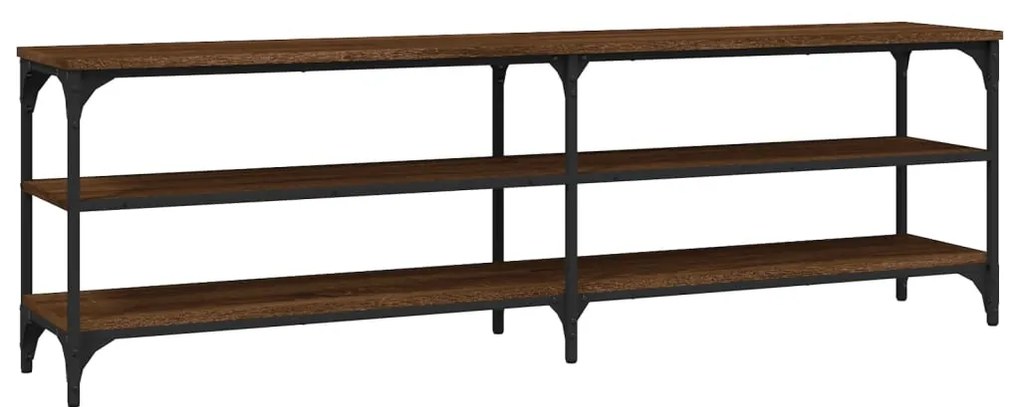 826753 vidaXL Comodă TV, stejar maro, 160x30x50 cm, lemn prelucrat