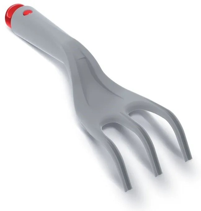 Cultivator manual de gradina, plastic ABS, gri