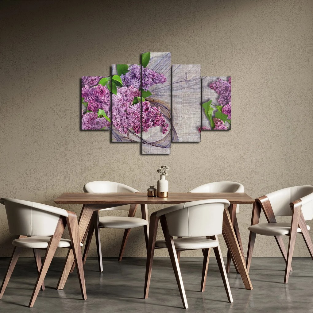 Tablou - Flori de liliac (150x105 cm)
