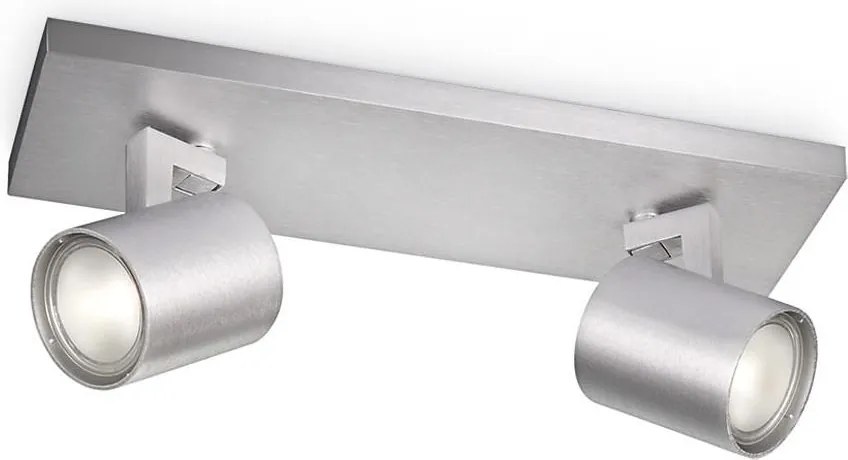 Philips - Spot LED RGBW reglabil RUNNER 2xGU10/6,5W/230V crom mat