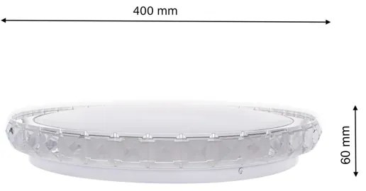 Plafonier LED dimabil LAYLA cu DO, 1xLED/26W/230V