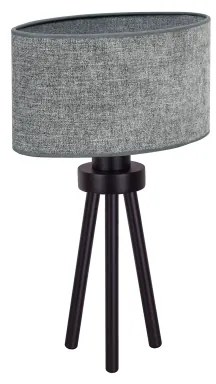 Lampă de masă Duolla OVAL 1xE27/15W/230V d. 30 cm gri