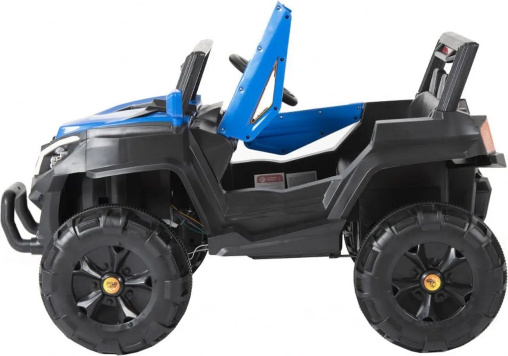 Masinuta Electrica cu acumulator pentru copii NOVOKIDS™ Atlantis Buggy UTV , 2 locuri, Cu faruri luminoase, Telecomanda, 3-8 ani , max 35 kg , 12V,