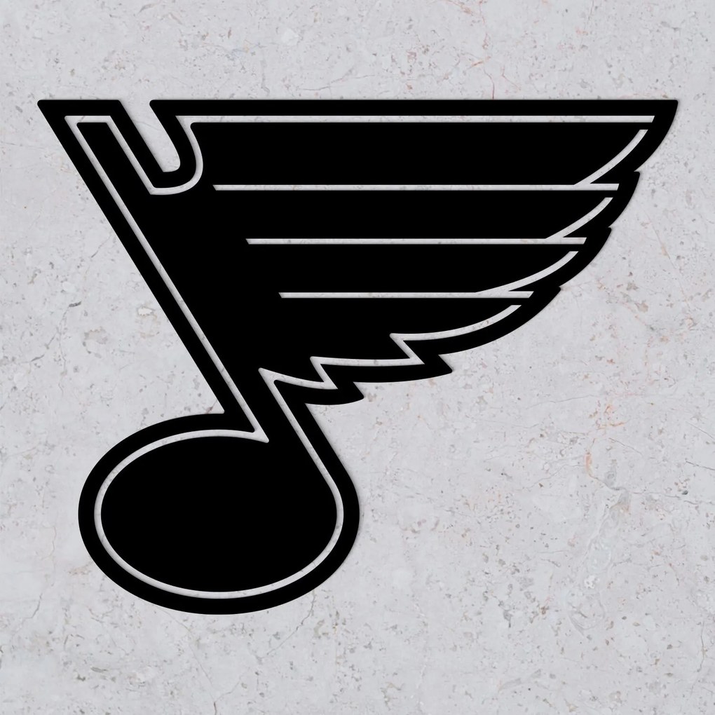 DUBLEZ | Logo de hochei din lemn - St. Louis Blues