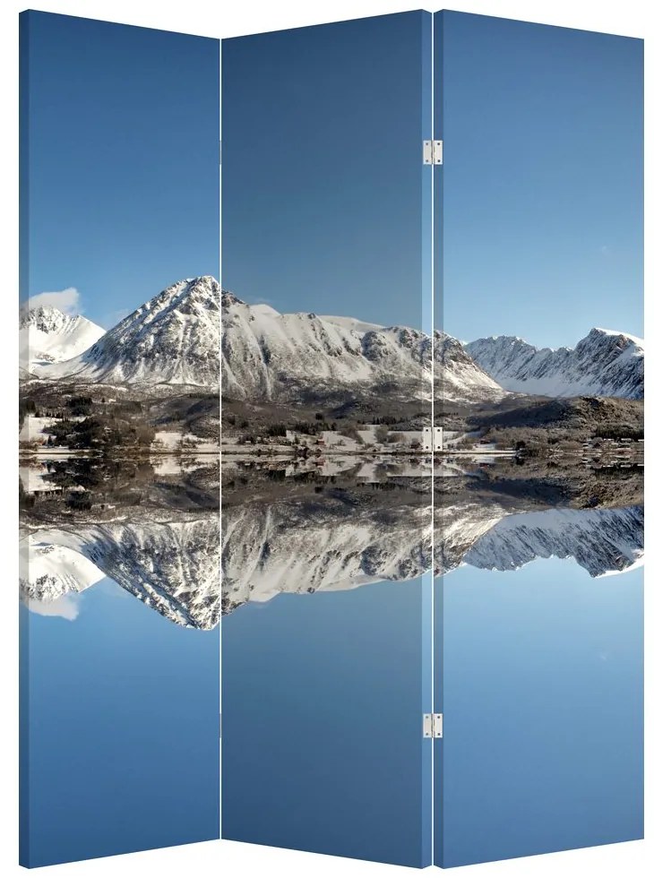 Paravan - Munți și reflectarea lor (126x170 cm)