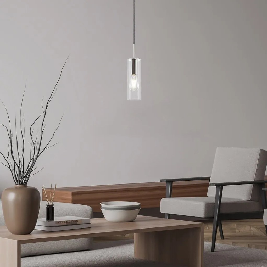 Pendul simplu design modern Esta crom