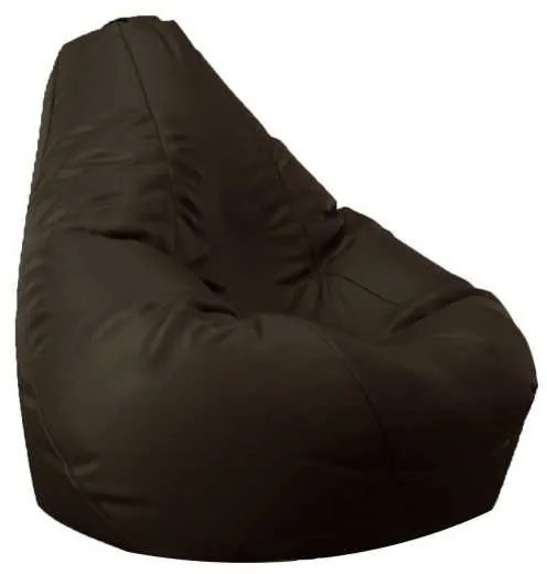 Fotoliu Nirvana Hobbit Pufrelax, Material Piele ecologica - Chocolate