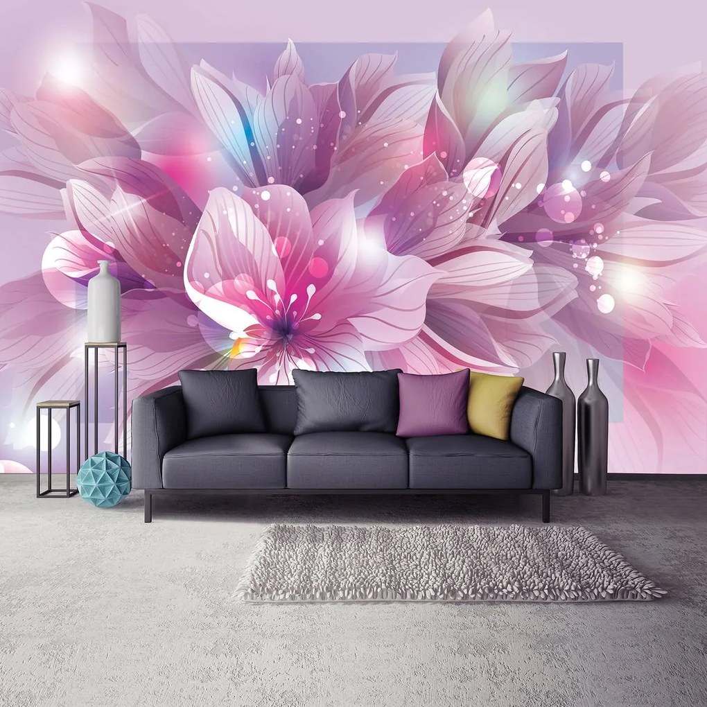 Fototapet - Arta florală - abstract (152,5x104 cm)