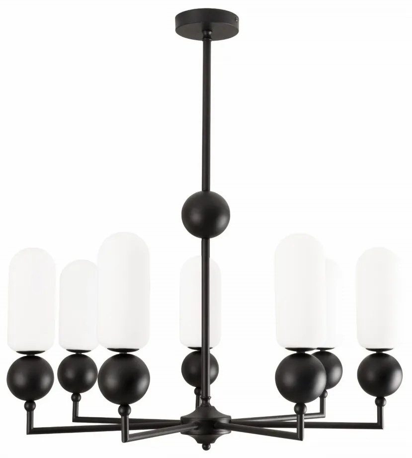 Candelabru modern cu 7 brate Nova Black