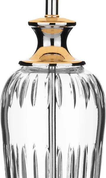 Där Lighting HIN4208 - Lampă de masă HINTON 1xE27/60W/230V alb/crom lucios