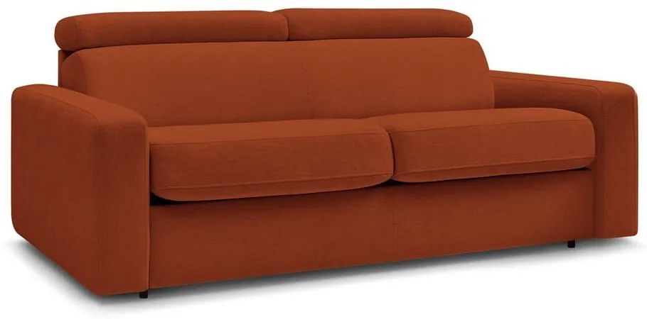 Canapea cărămizie extensibilă 195 cm Monaco – Bobochic Paris