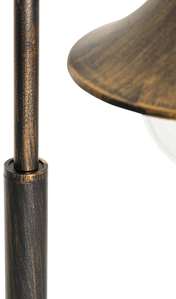 Lampa de exterior inteligenta auriu antic 125 cm IP44 cu WiFi A60 - Daphne