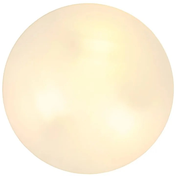 Plafoniera pentru exterior design modern IP44 Vranos negru, opal 30cm