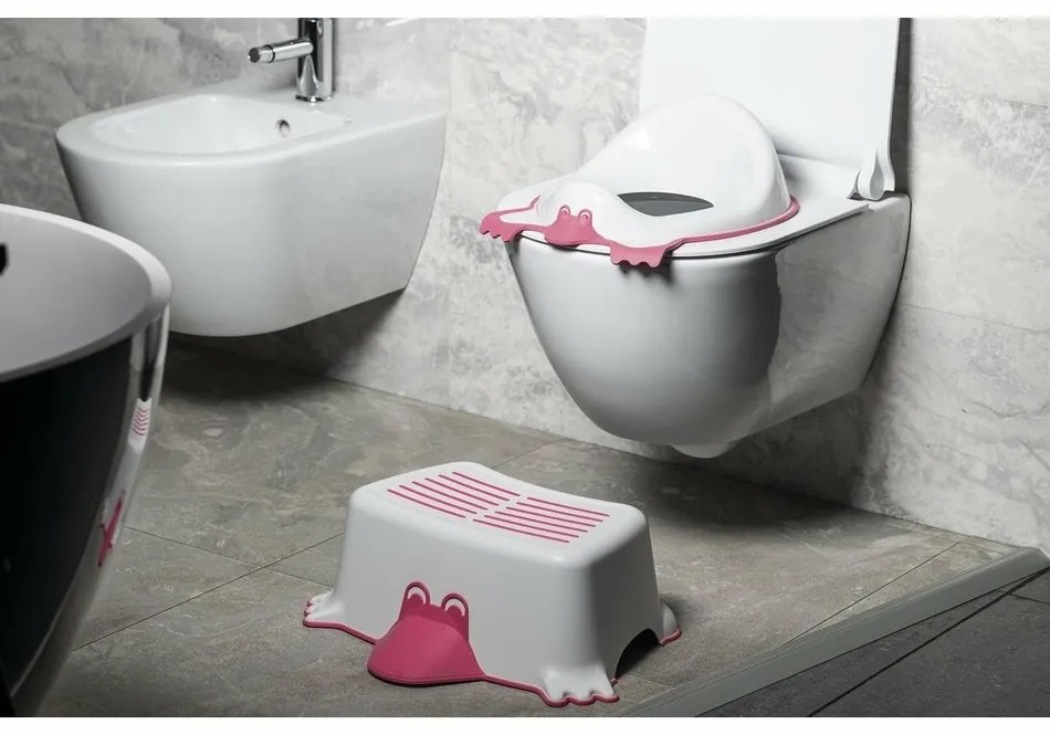 AQUALINE 366410 Treaptă de baie antiderapantăpentru copii Duck, gri