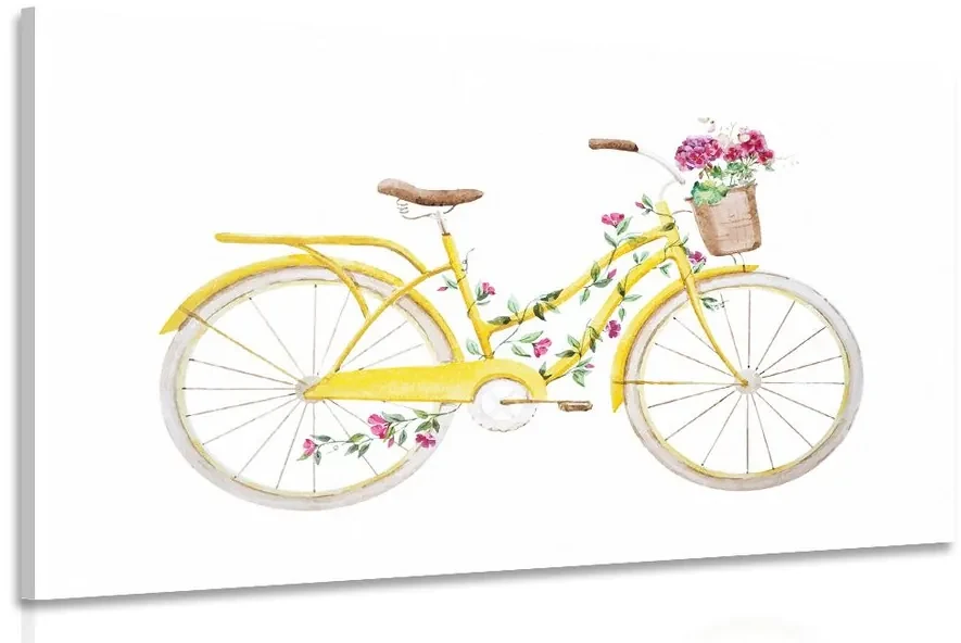 Tablou ilustrația bicicletei retro