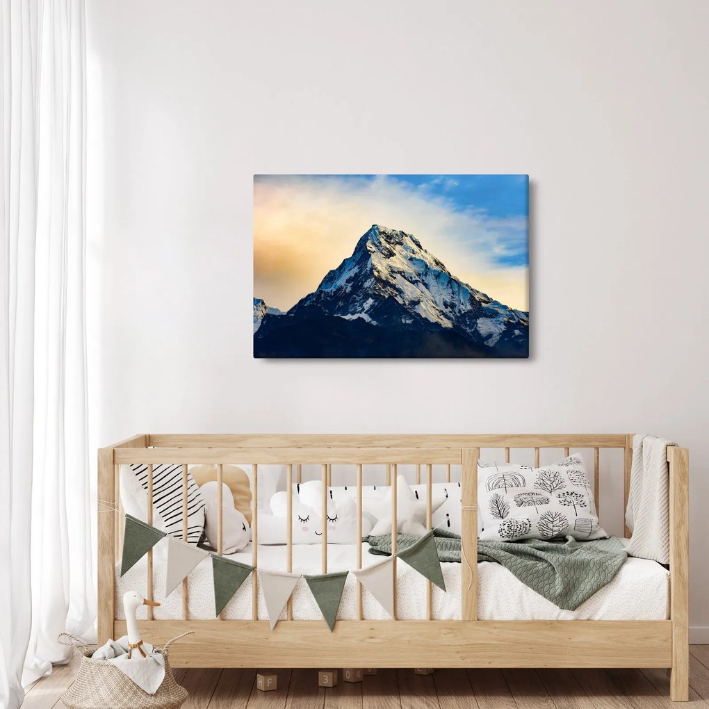 Tablou cu munții înzăpeziți, Nepal (90x60 cm)