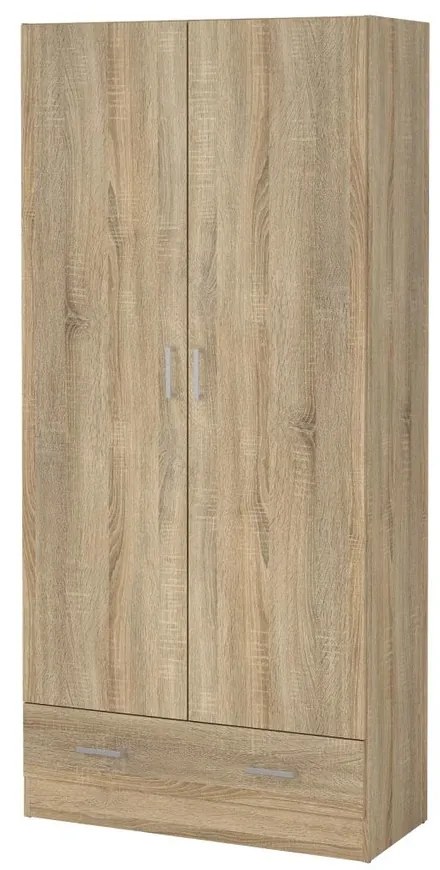 Dulap pentru haine Sid 80 x 36 x 170 cm, stejar sonoma