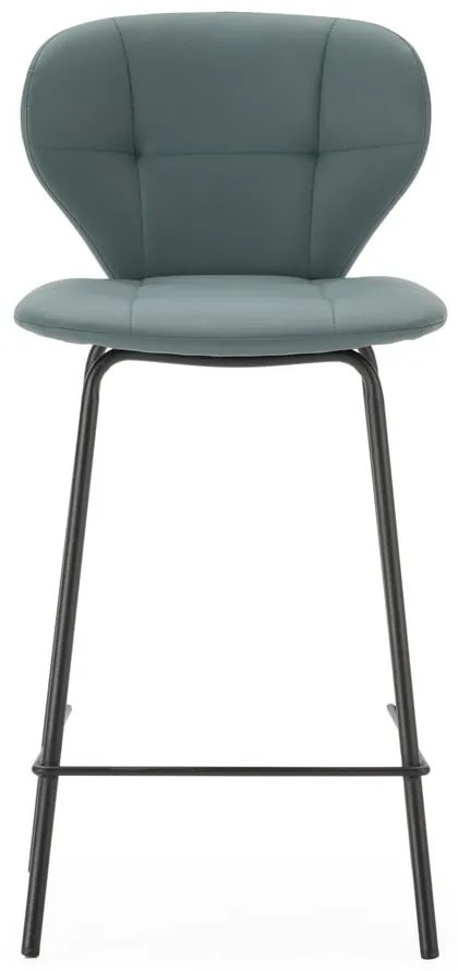 Scaune de bar verde 2 buc. (înălțime șezut 67 cm) Maura – Marckeric