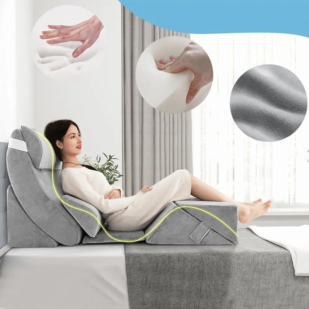 Set de 7 perne ortopedice tip pană