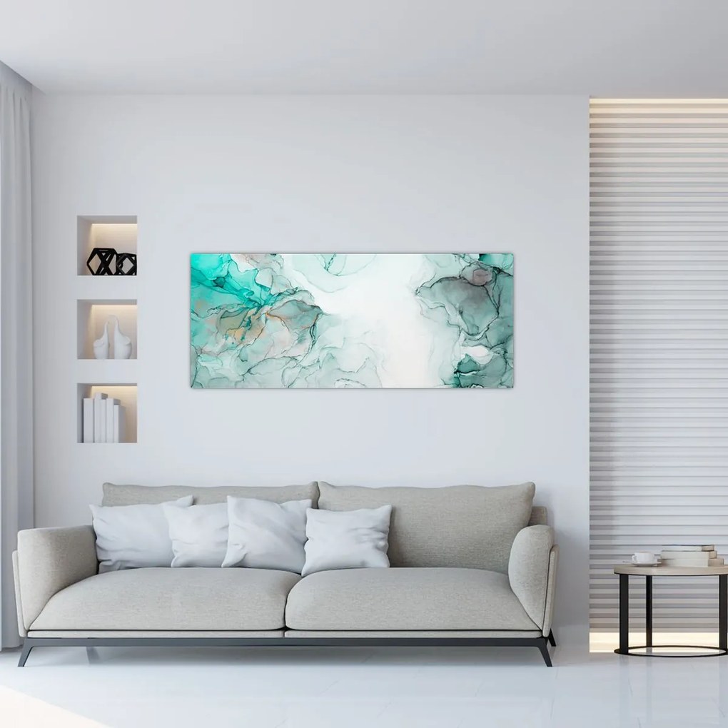 Tablou - Abstract din cerneală 2 (120x50 cm)