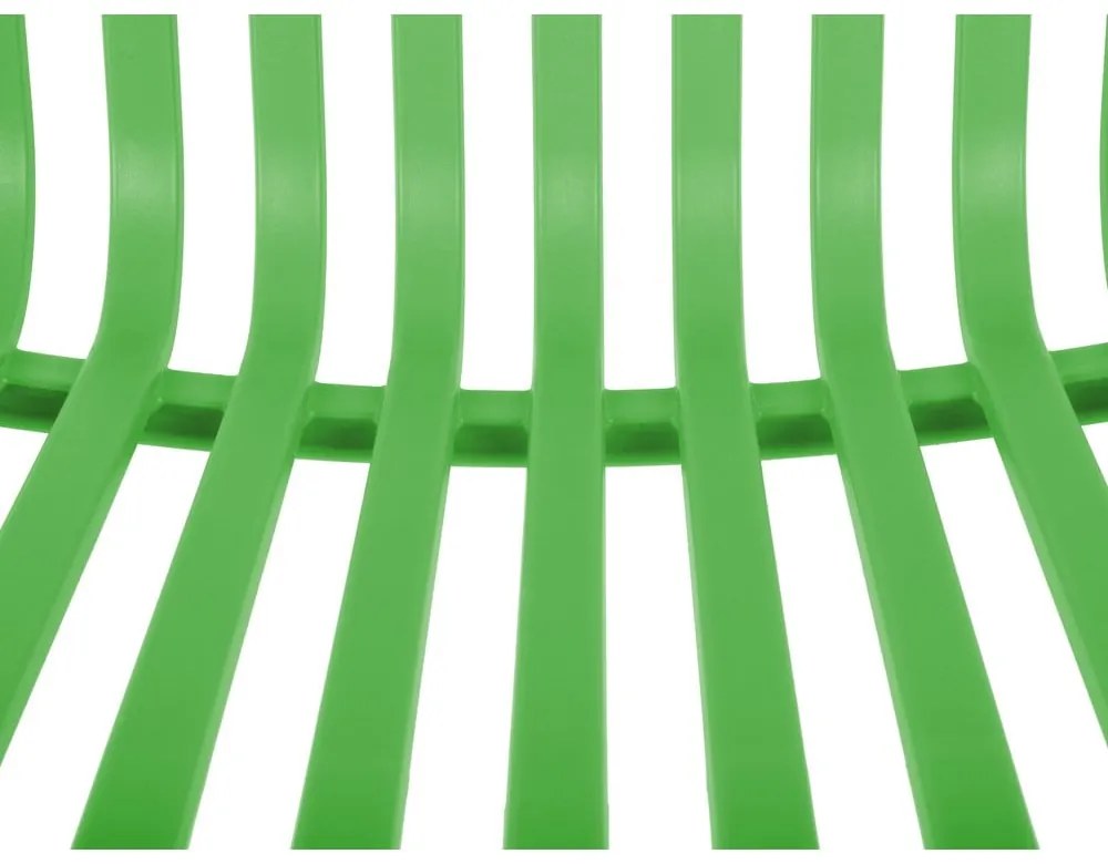 Scaun de dining verde din plastic Glee – Leitmotiv