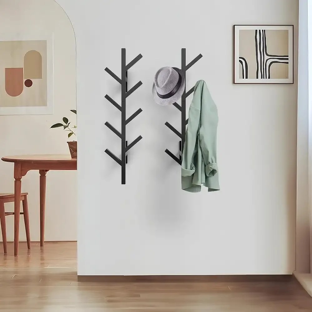 Cuier pom din metal cu 8 agatatori, Sega, 100 cm