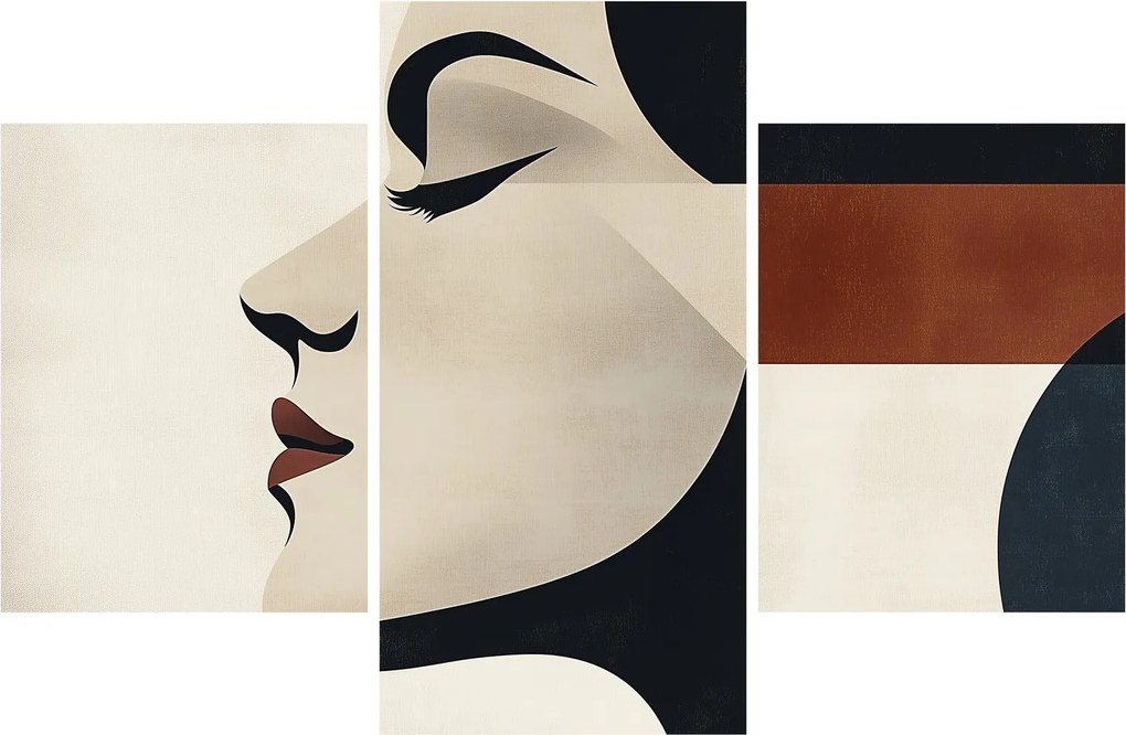 Tablou - Femeie din profil (90x60 cm)